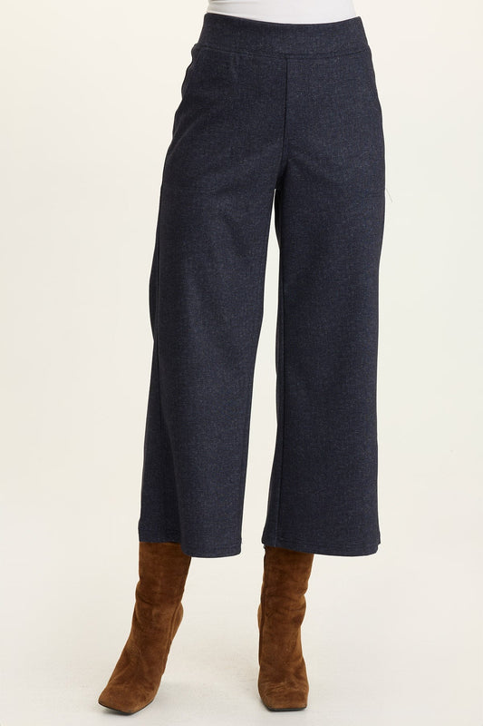 Wearables Isidro Wide-Leg Crop Indigo - XCVI