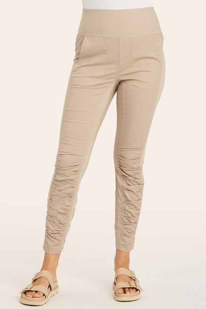 High Waist Penny Legging in Sand  - XCVI