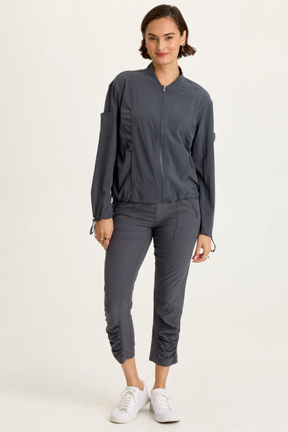 Aksana Legging in Grey Charcoal - XCVI