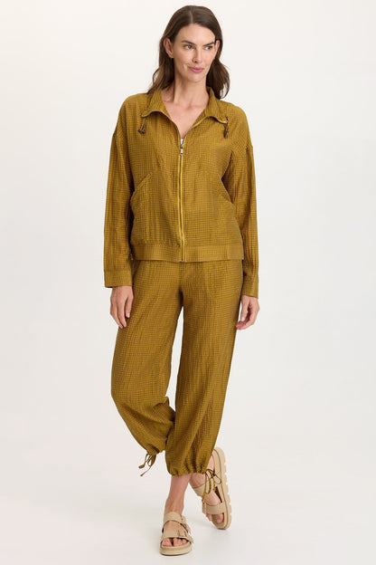 Marshall WaffleWeave Cinchable Leg Pull-On Waistband Pant Radiance Pigment - XCVI