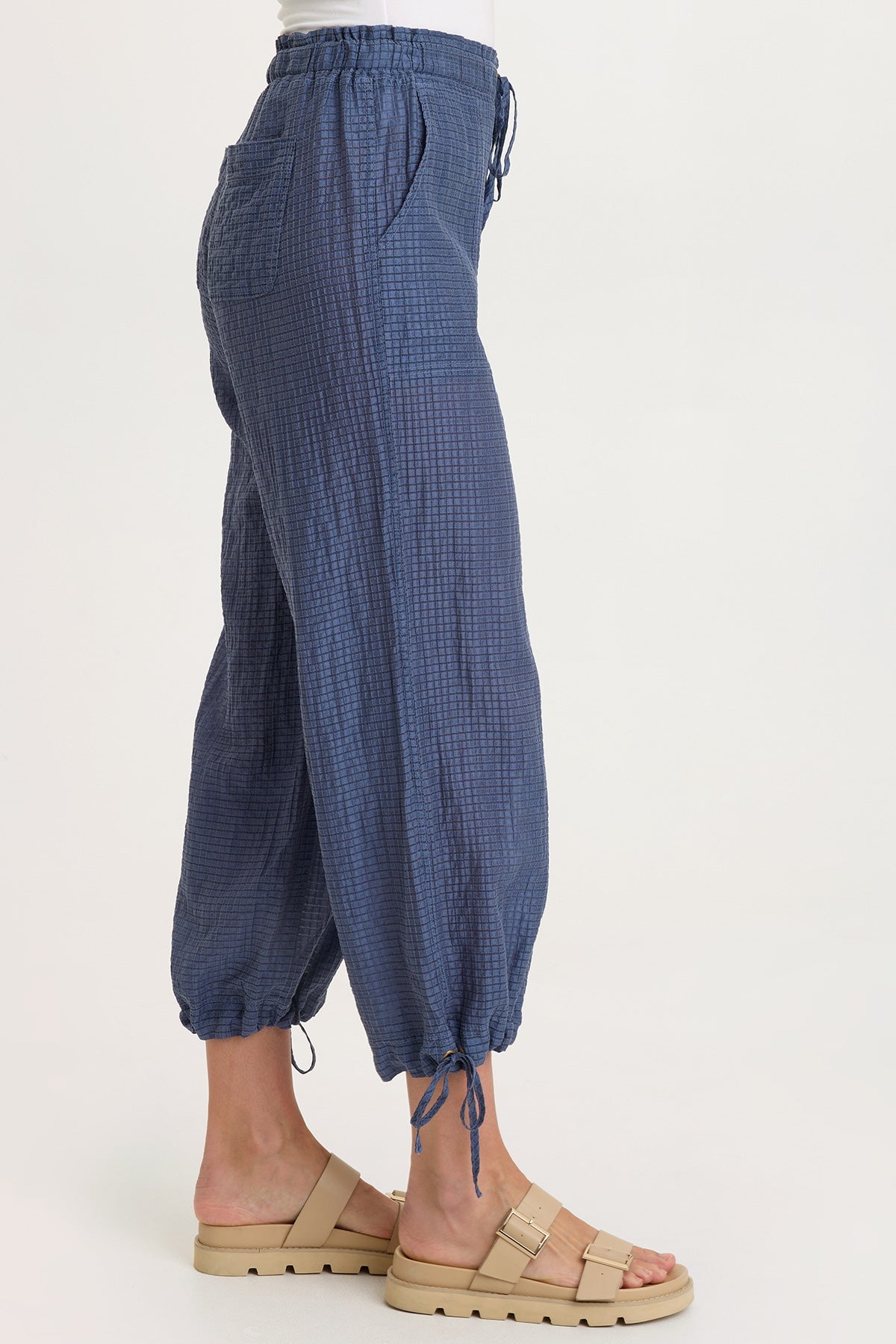 Marshall WaffleWeave Cinchable Leg Pull-On Waistband Pant Hypnotic Pigment - XCVI