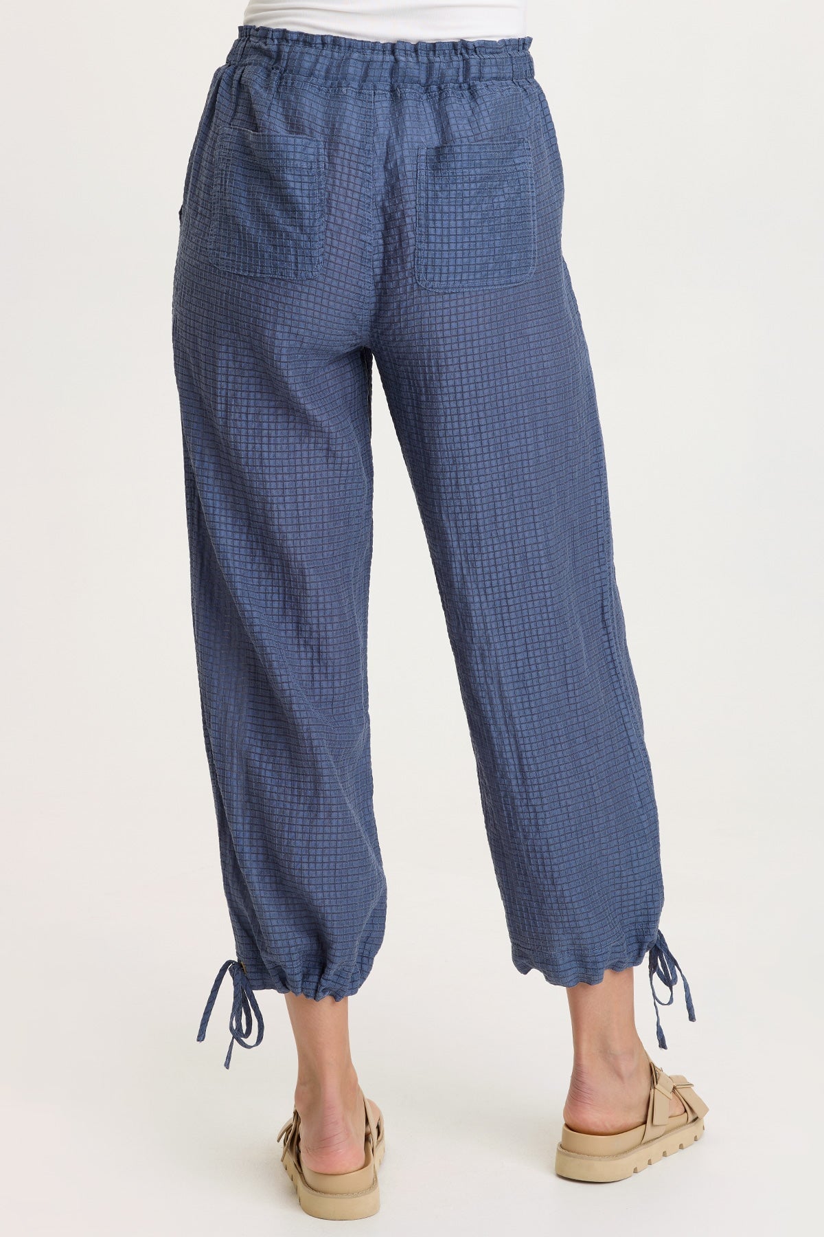 Marshall WaffleWeave Cinchable Leg Pull-On Waistband Pant Hypnotic Pigment - XCVI