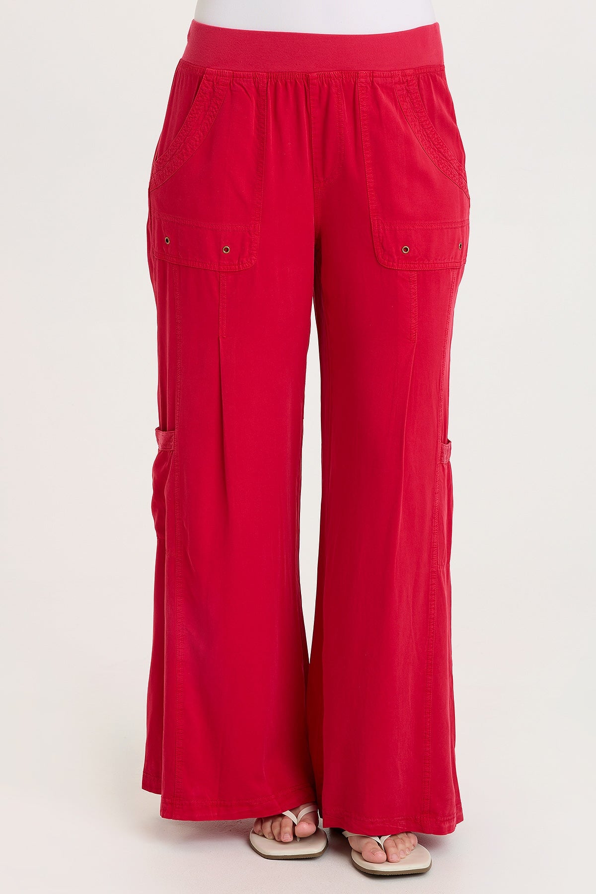 Tovell Twill Cargo Wide-Leg Pant San Marzano Pigment - XCVI