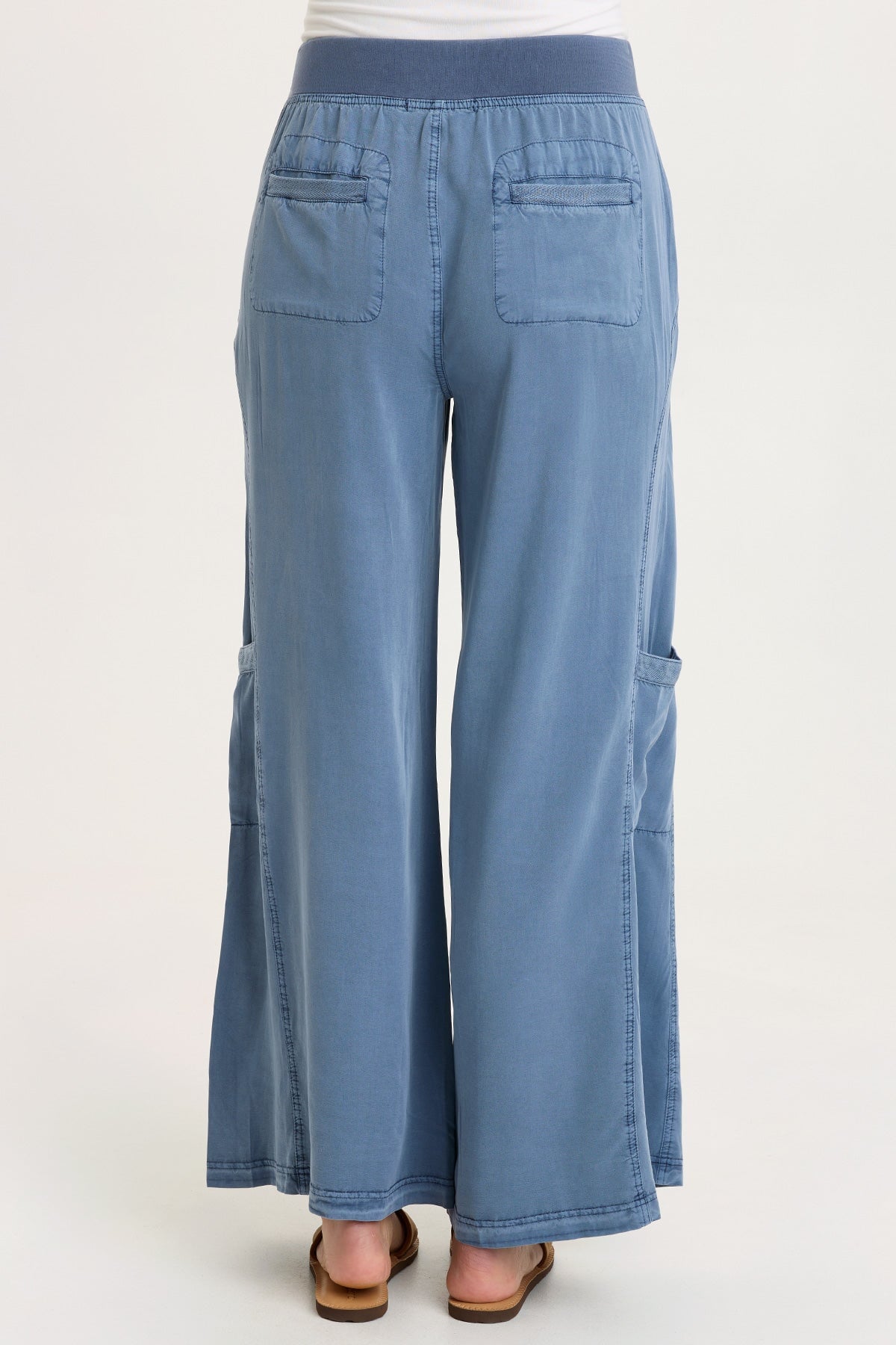 Tovell Twill Cargo Wide-Leg Pant Hypnotic Pigment - XCVI