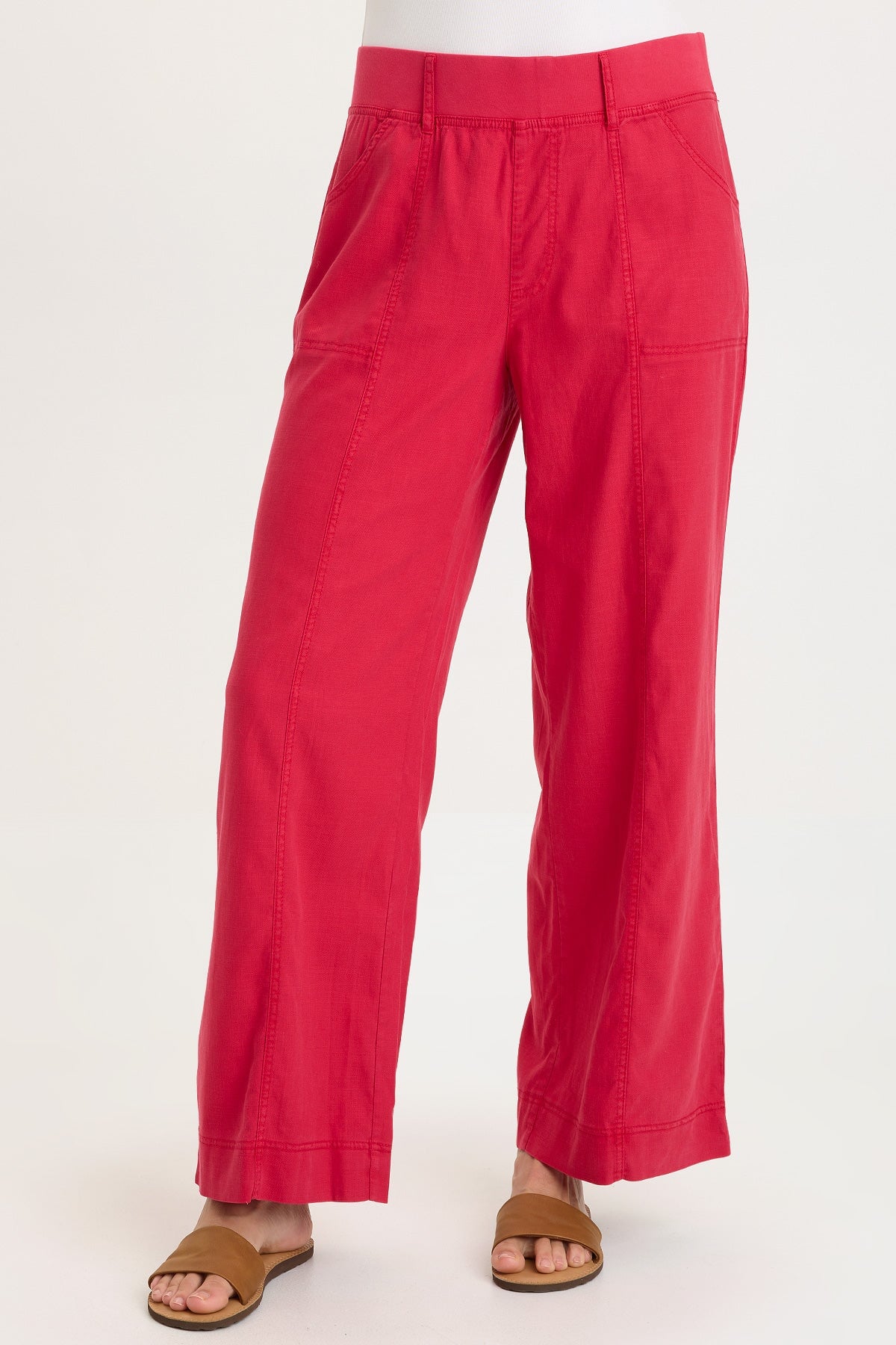 Arnold Tencel Twill Straight Leg Pull-On Waist Pant San Marzano Pigment - XCVI