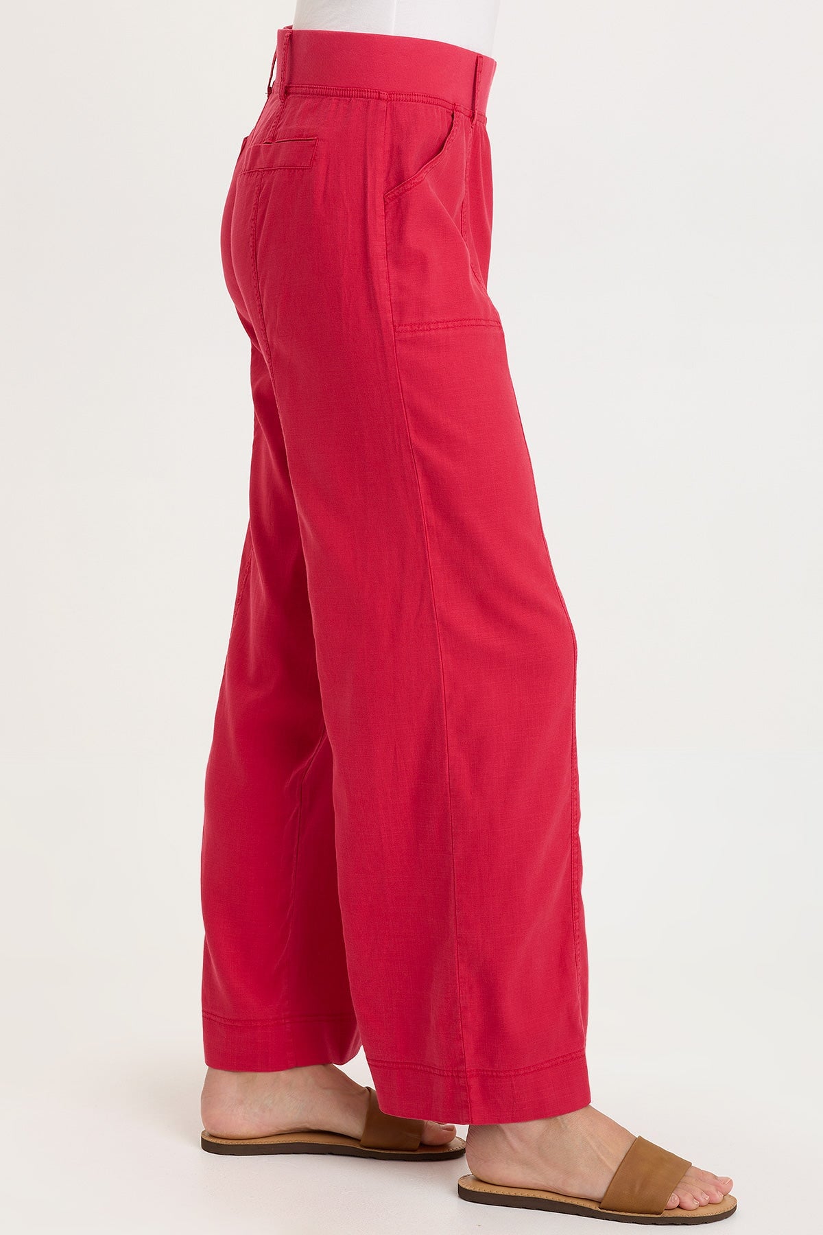 Arnold Tencel Twill Straight Leg Pull-On Waist Pant San Marzano Pigment - XCVI