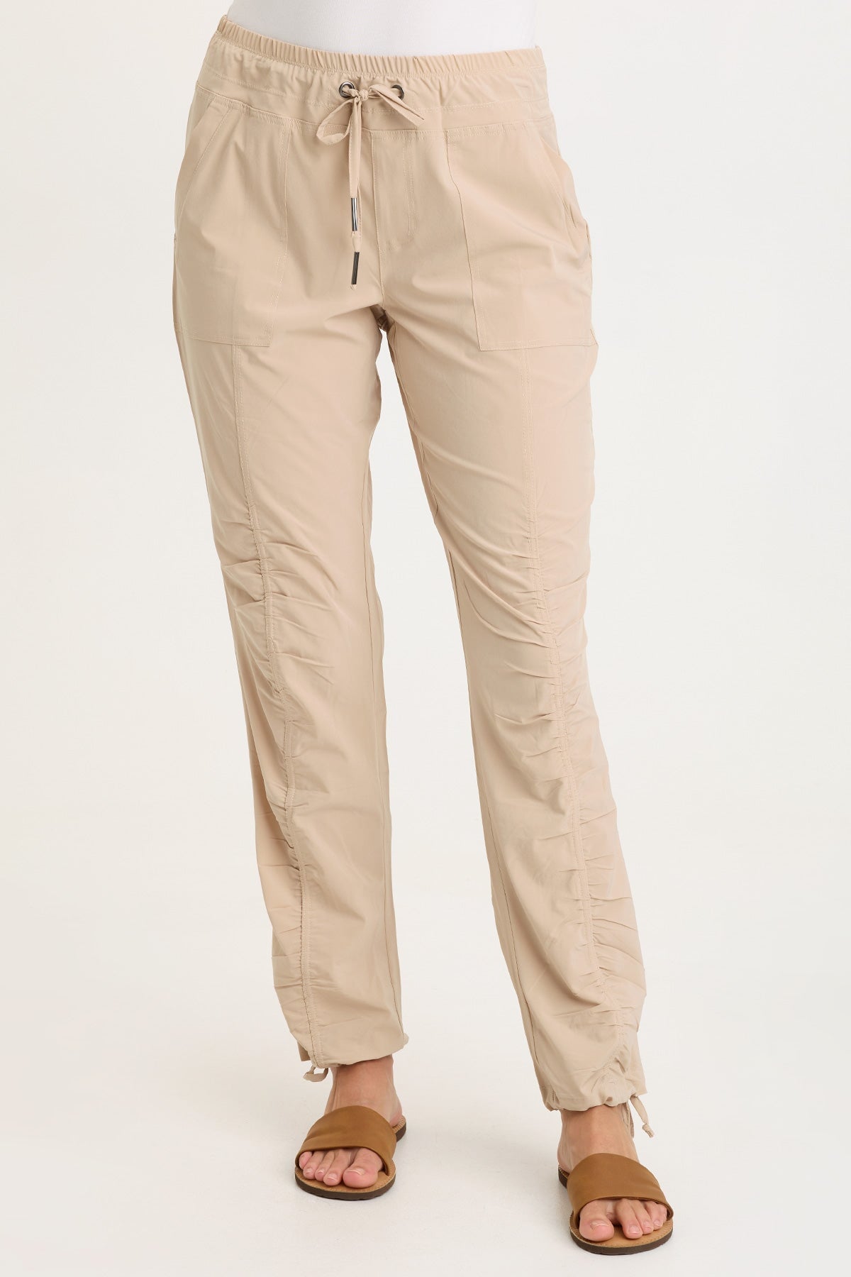 Wearables Jules Active Ruched Stretch Pant Sahara - XCVI