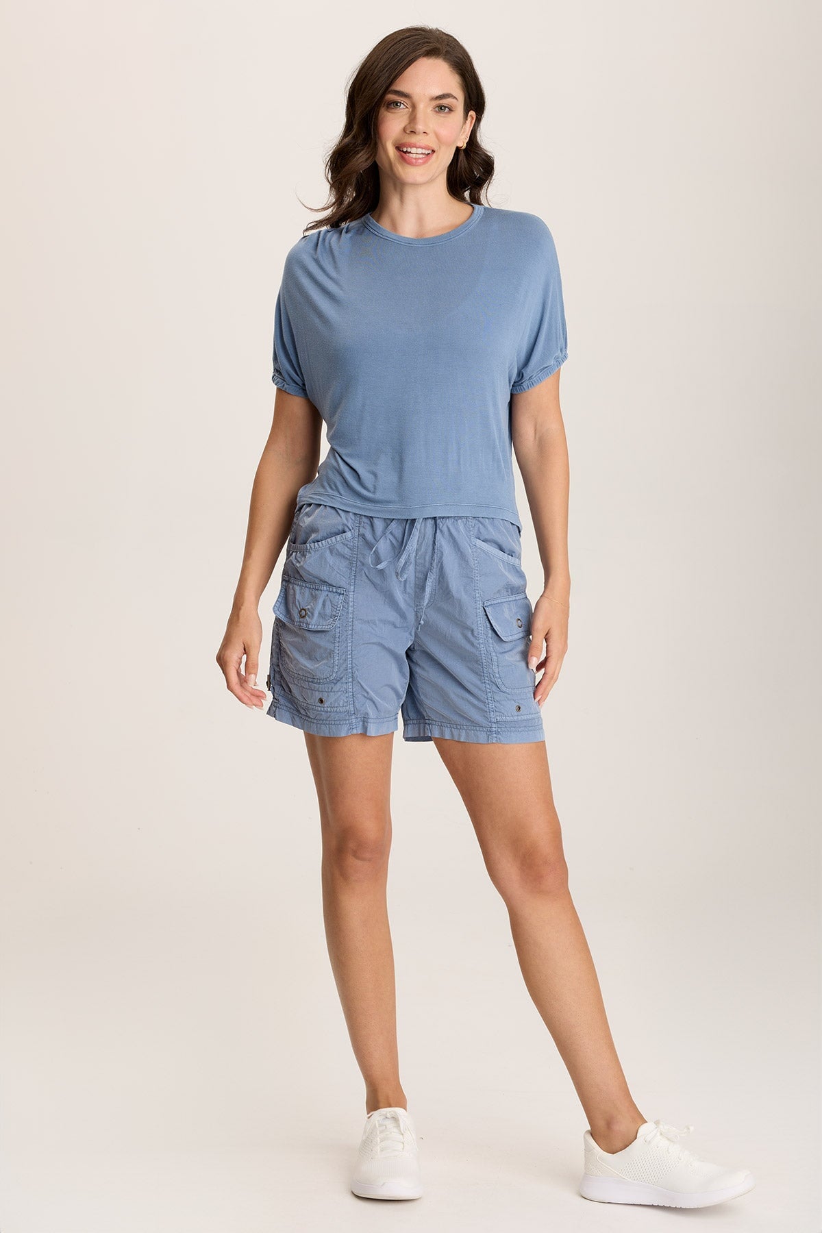 Ganon Sporty Drawstring Cargo Short Pacific Pigment - XCVI