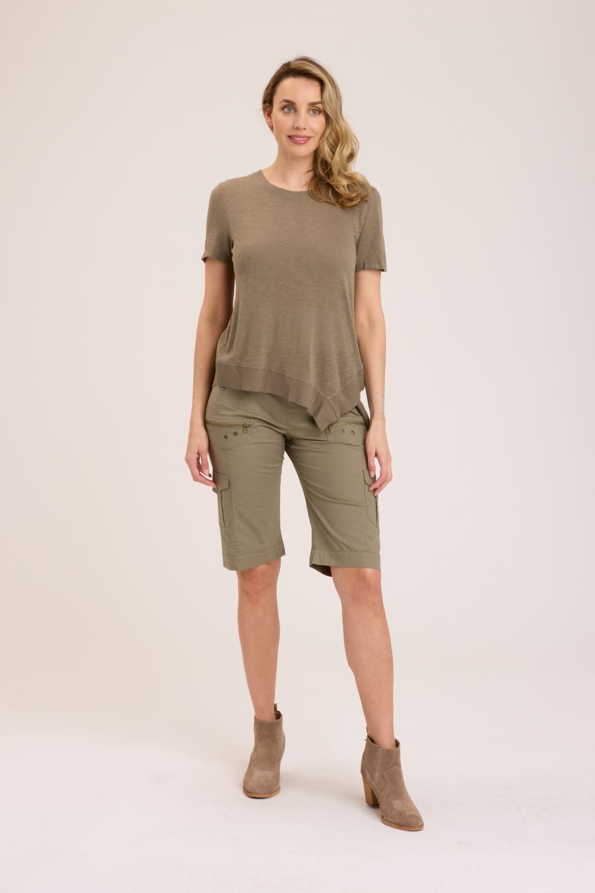Zola Bermuda Short in Hillside Hillside - XCVI