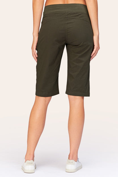 Tatem Bermuda in Olive Olive - XCVI