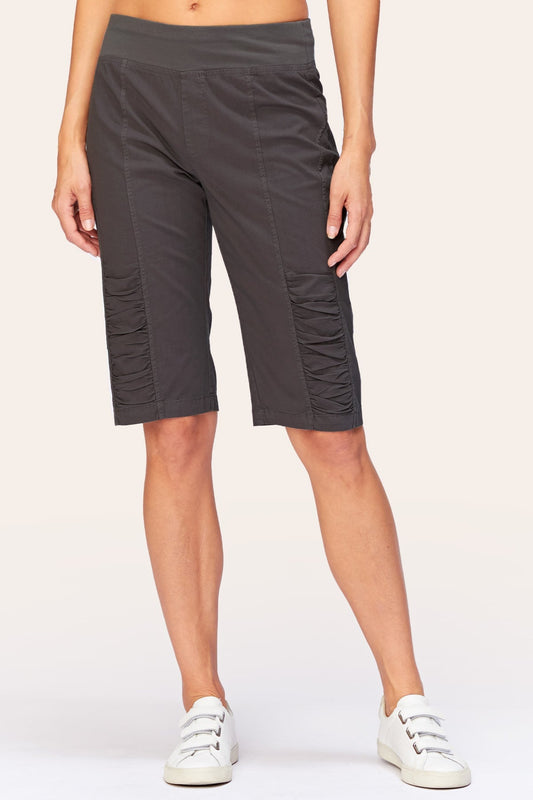 Tatem Bermuda in Charcoal Charcoal - XCVI