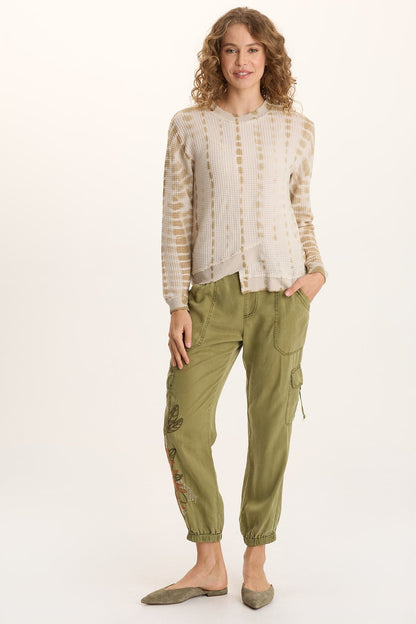 Alvis Thermal Asymmetrical Long-Sleeve Top Drypoint Wash Sand - XCVI