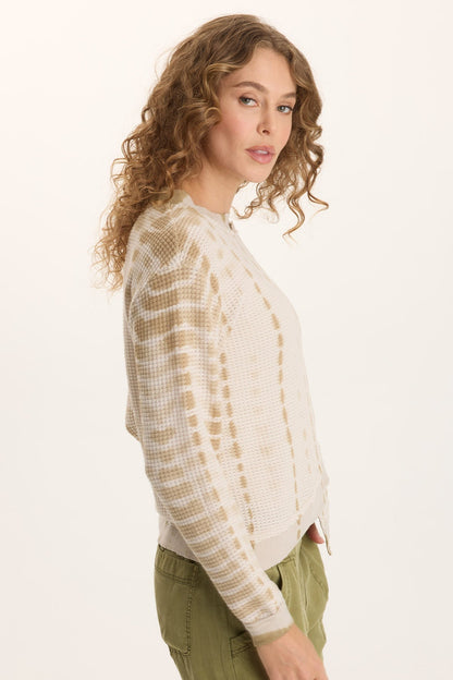 Alvis Thermal Asymmetrical Long-Sleeve Top Drypoint Wash Sand - XCVI