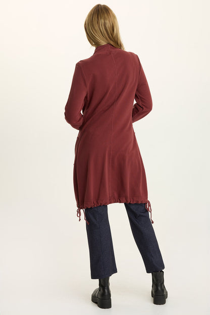 Wearables Fleece Longline Jacket-Dress Salem's Door - XCVI