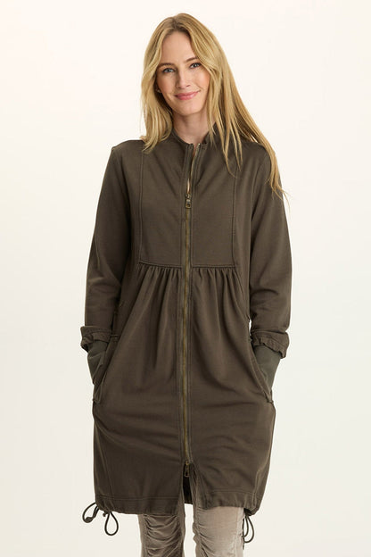 Wearables Fleece Longline Jacket-Dress Intergalactic - XCVI