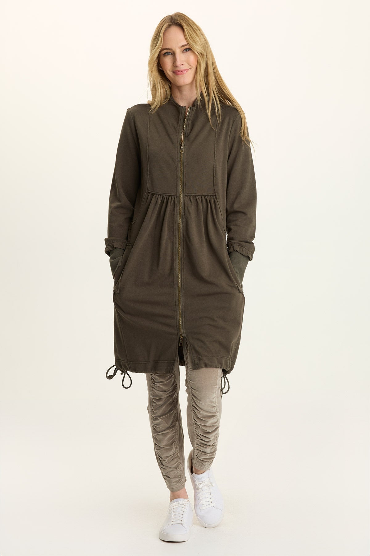 Wearables Fleece Longline Jacket-Dress Intergalactic - XCVI