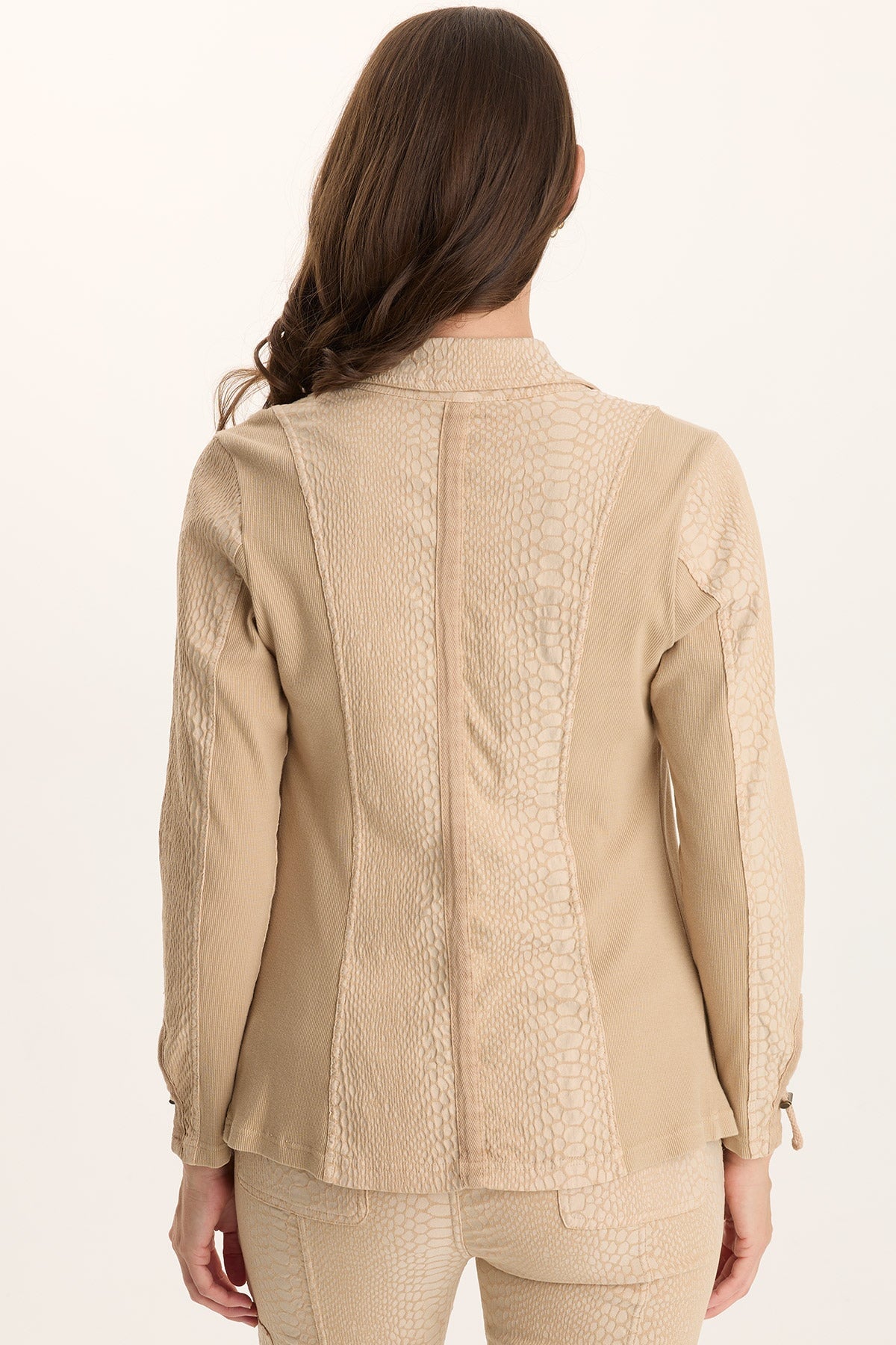 Kirklyn Textured Jacquard Blazer Jacket Park Avenue - XCVI