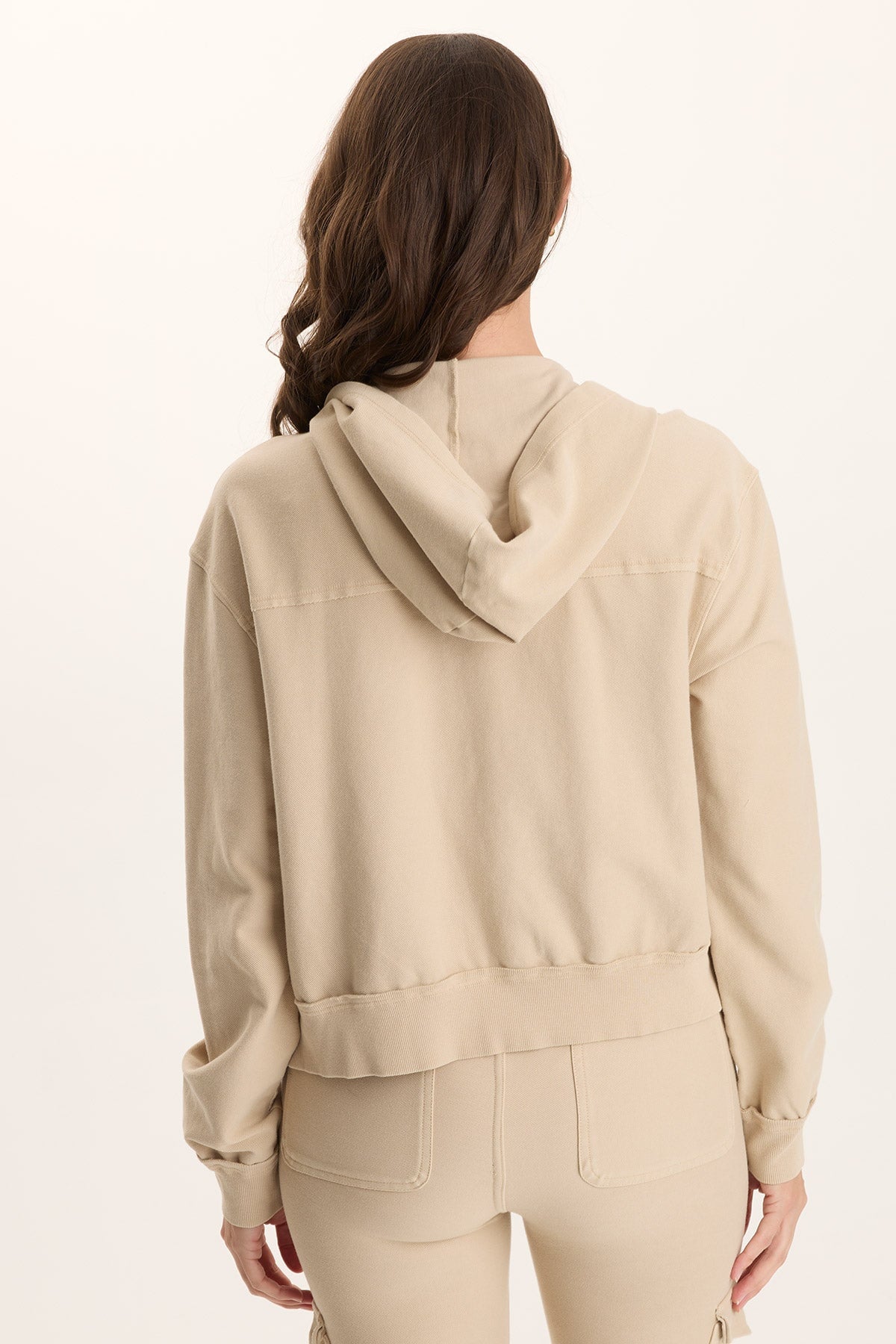 Balfore Twill Knit Hooded Bomber Jacket Park Avenue - XCVI
