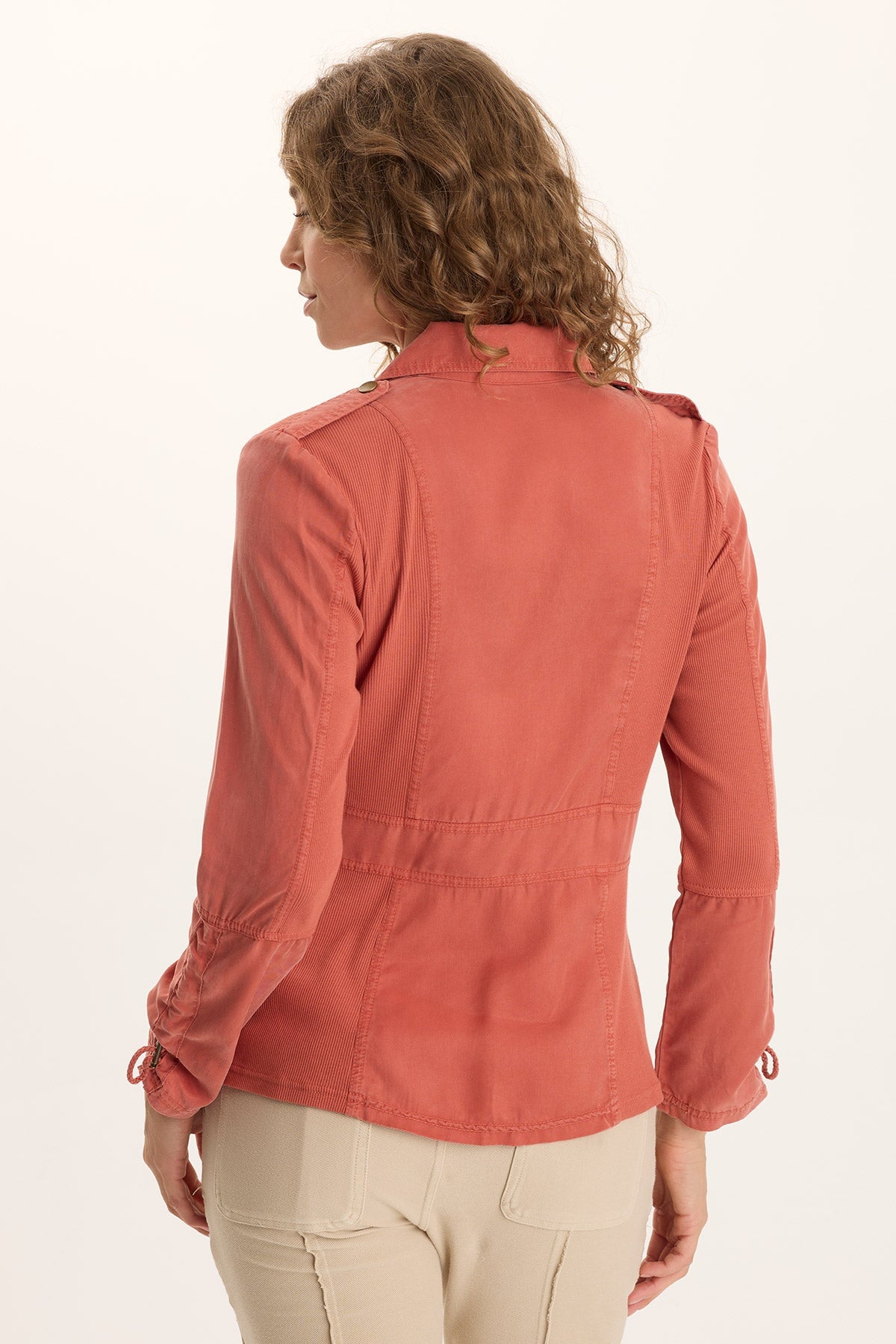 Jesper Twill Utility Jacket Papaver - XCVI