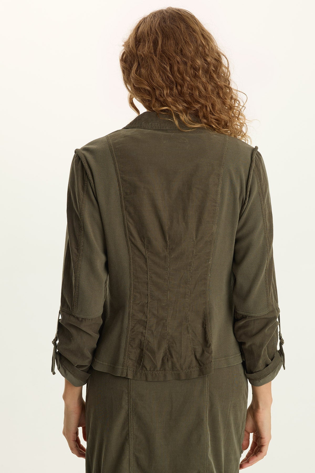 Eino Corduroy Cargo Fitted Blazer Jacket Rejuvenation - XCVI