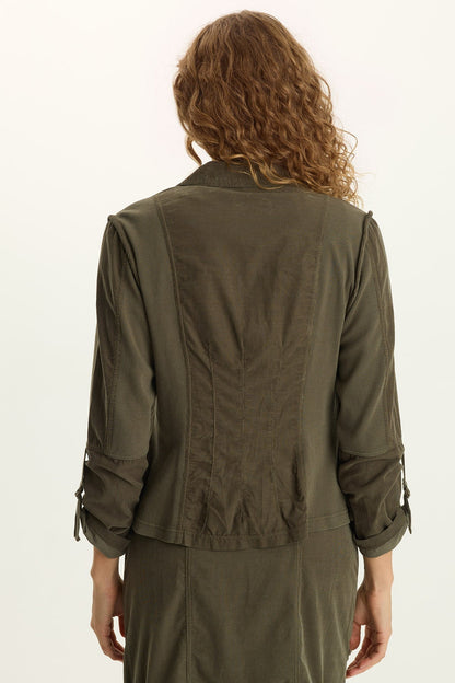 Eino Corduroy Cargo Fitted Blazer Jacket Rejuvenation - XCVI