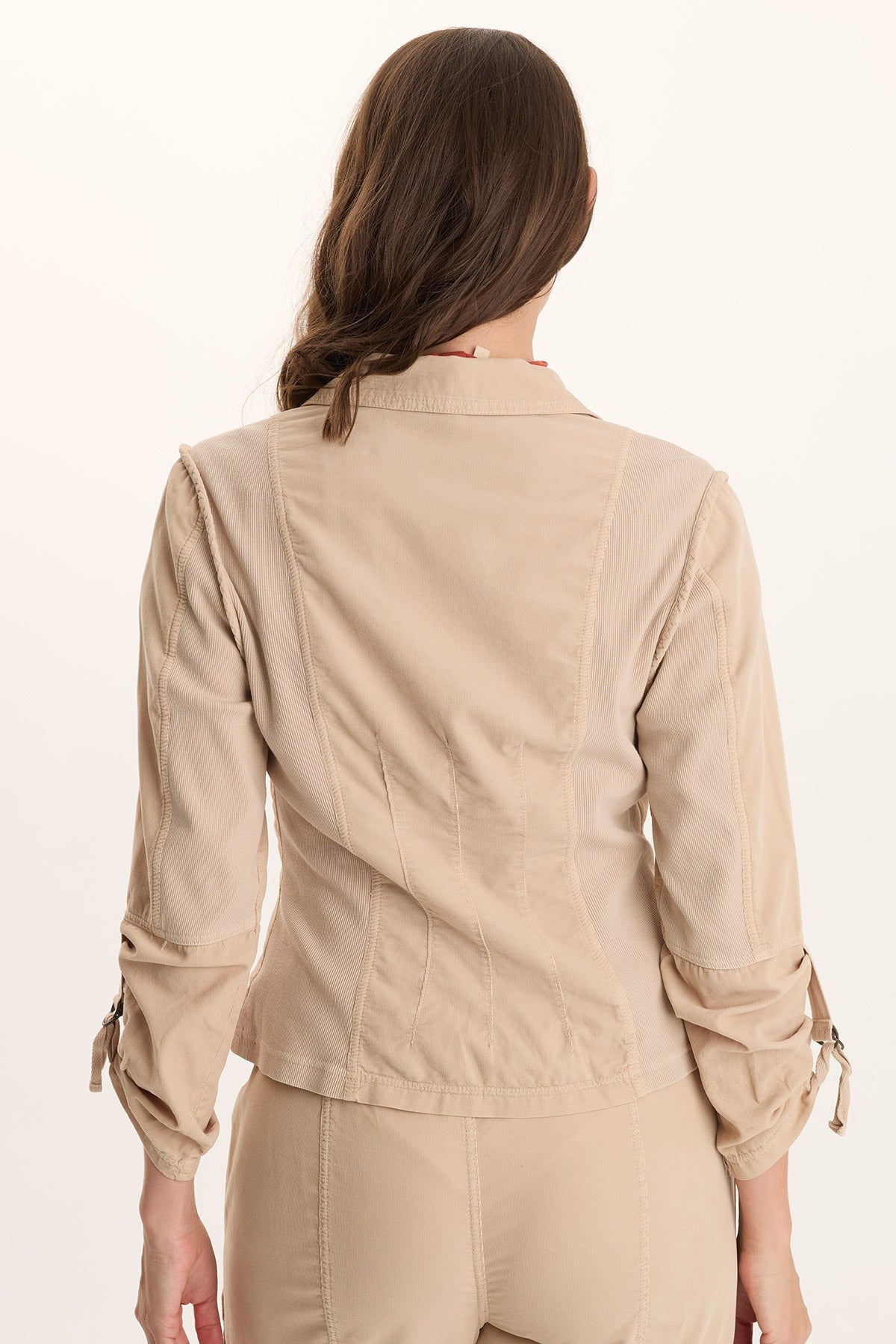 Eino Corduroy Cargo Fitted Blazer Jacket Park Avenue - XCVI