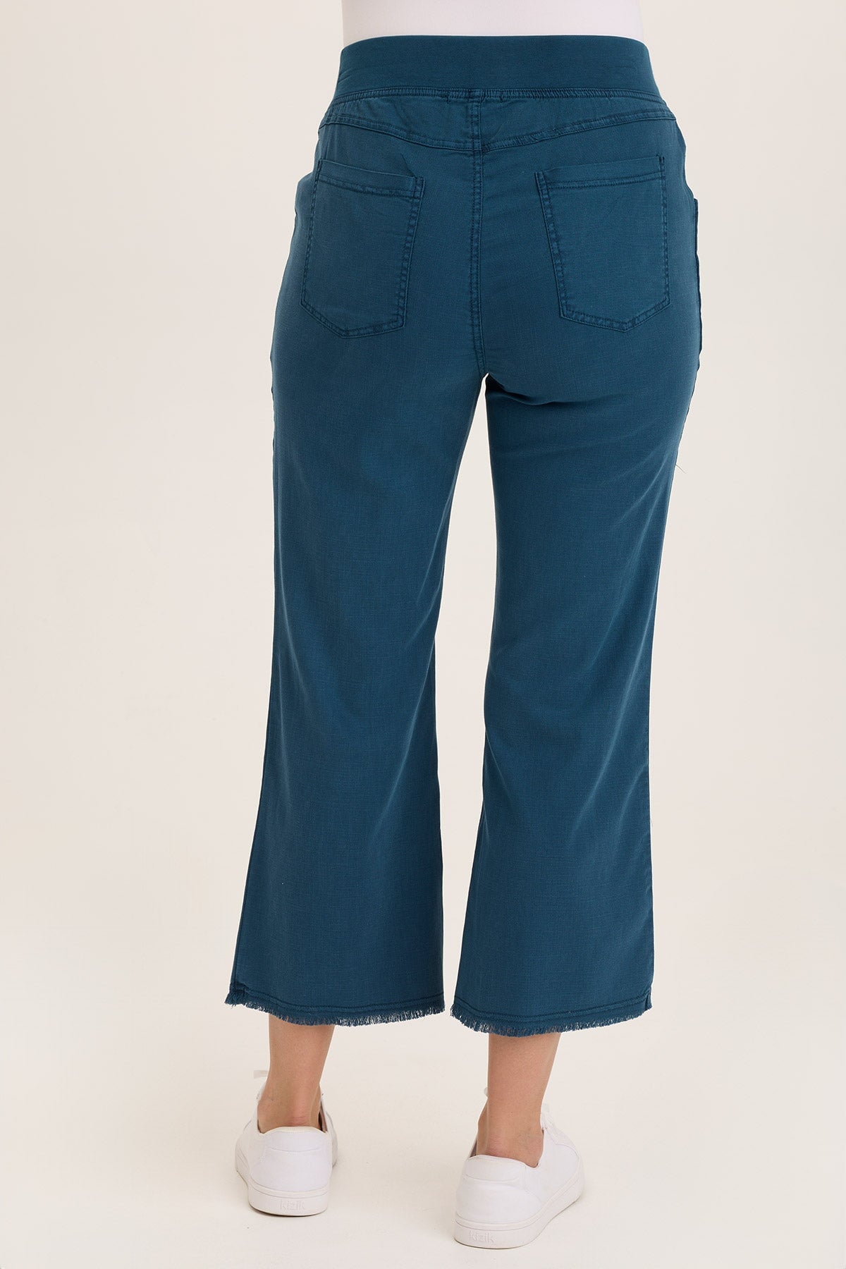 Wearables Lorilei Twill Flare Distressed Pull-On Pant Abyss Pigment - XCVI
