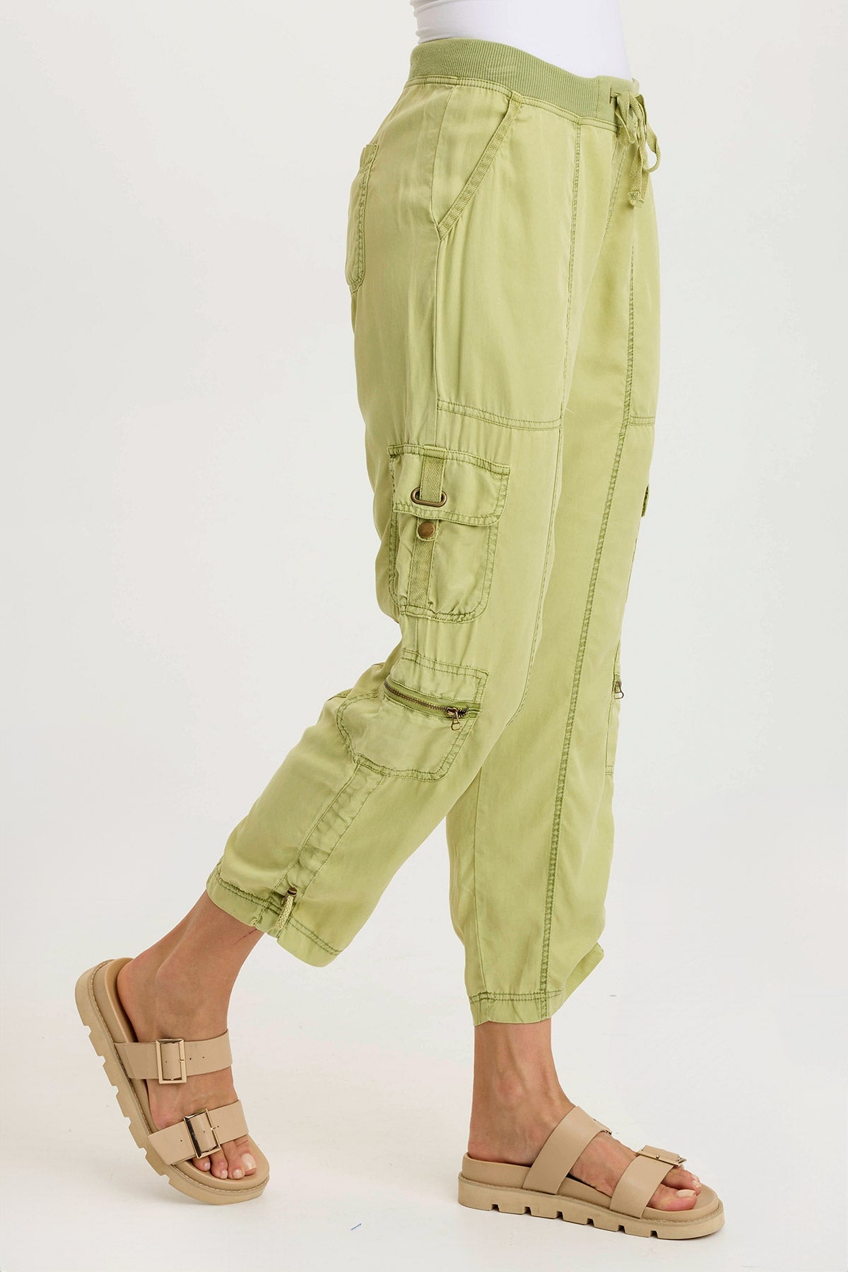 Selmy Twill Corded Cargo Crop Matsu Pigment - XCVI