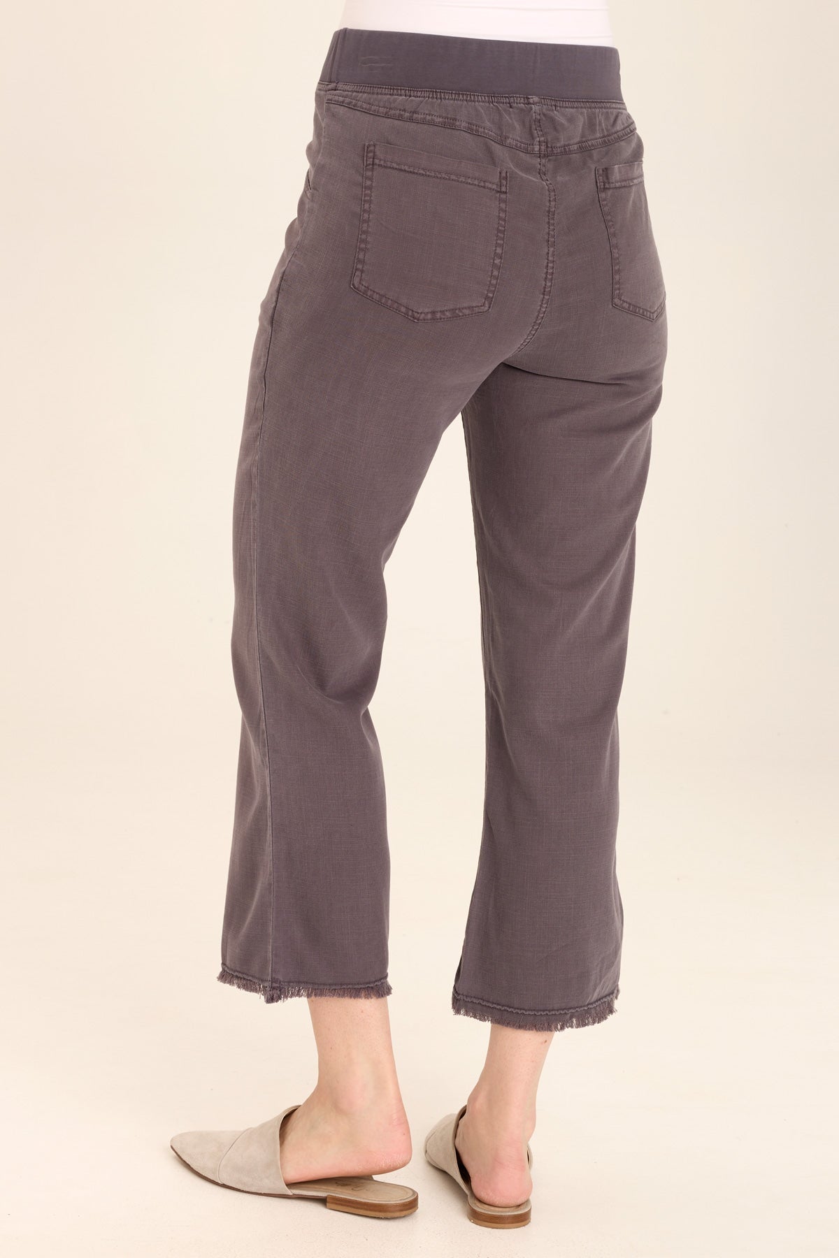 Lorilei Twill Pant Charcoal - XCVI