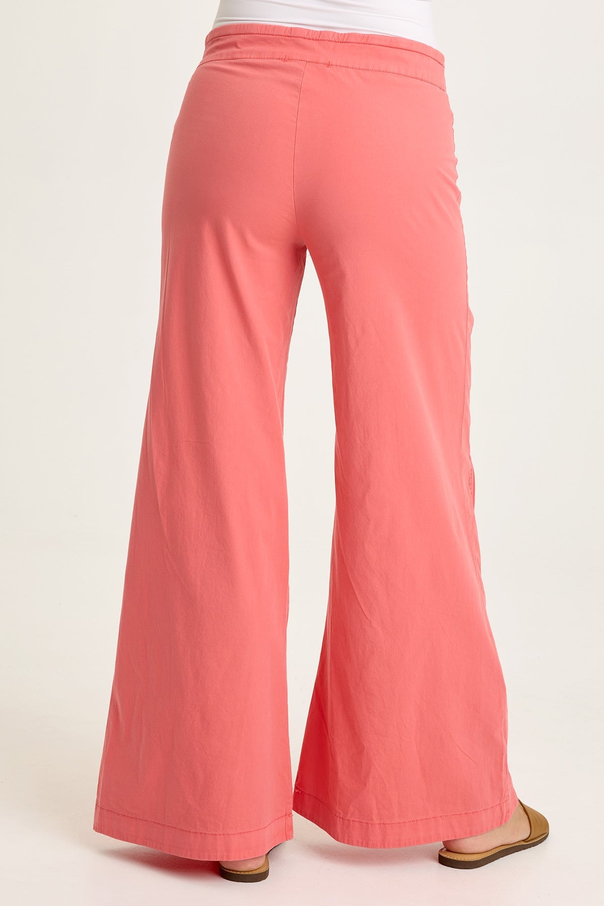Werables Terraced Wide Leg Ruched Flare Drawstring Pant Retrograde Pigment - XCVI
