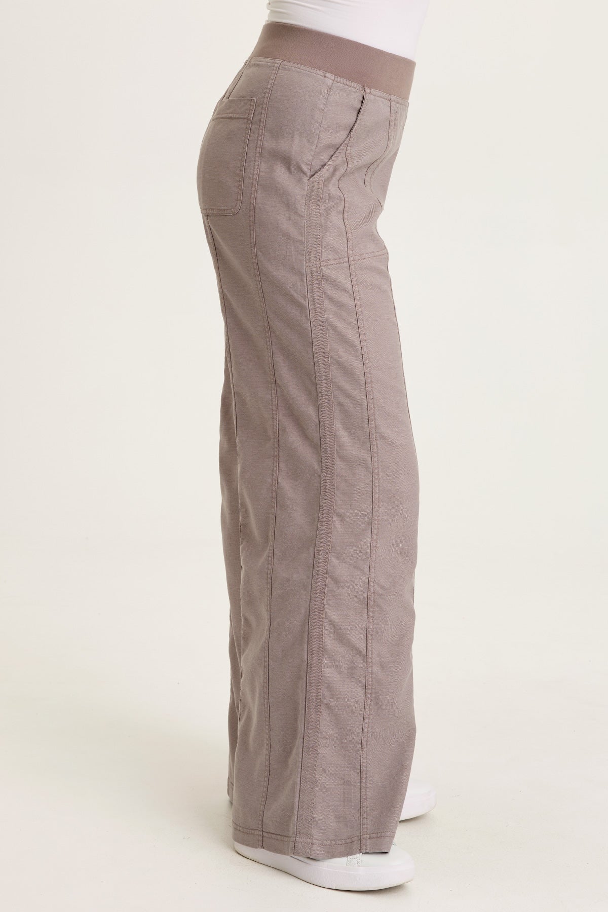 Wearables Geraldine Twill Double Seam Twill Tape Pull-On Pant Poppy Seed - XCVI