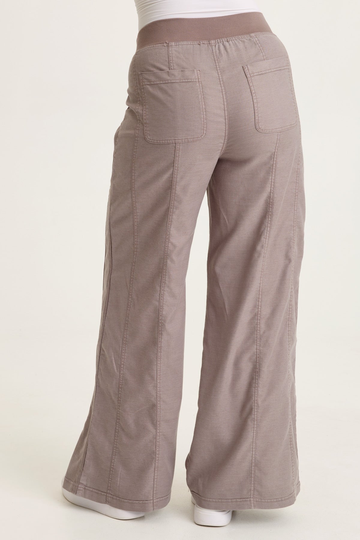 Wearables Geraldine Twill Double Seam Twill Tape Pull-On Pant Poppy Seed - XCVI