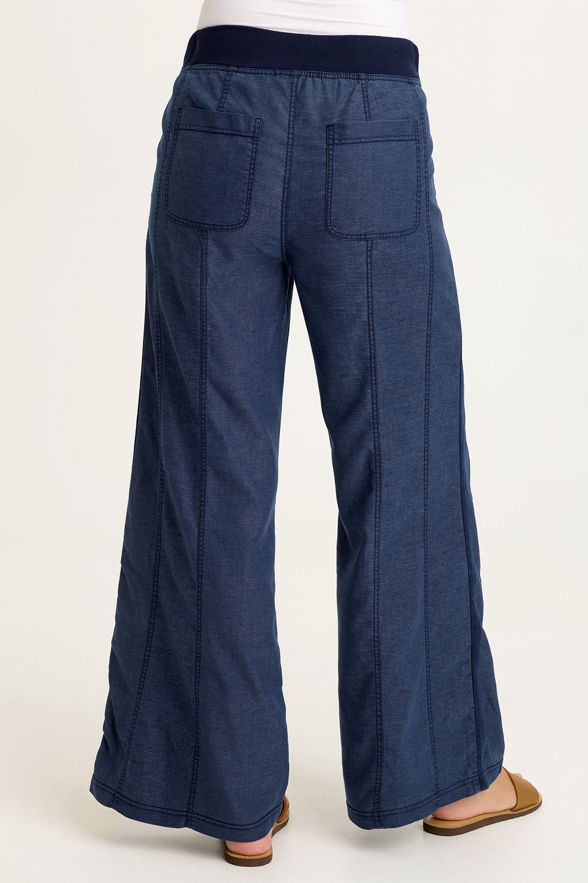 Wearables Geraldine Twill Double Seam Twill Tape Pull-On Pant Airdale Pigment - XCVI