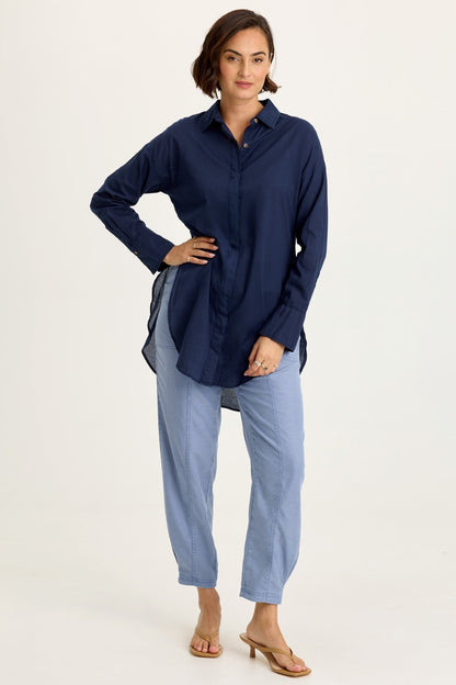 Wearables Beck Twill Barrel-Style Pant Shasta Lake - XCVI