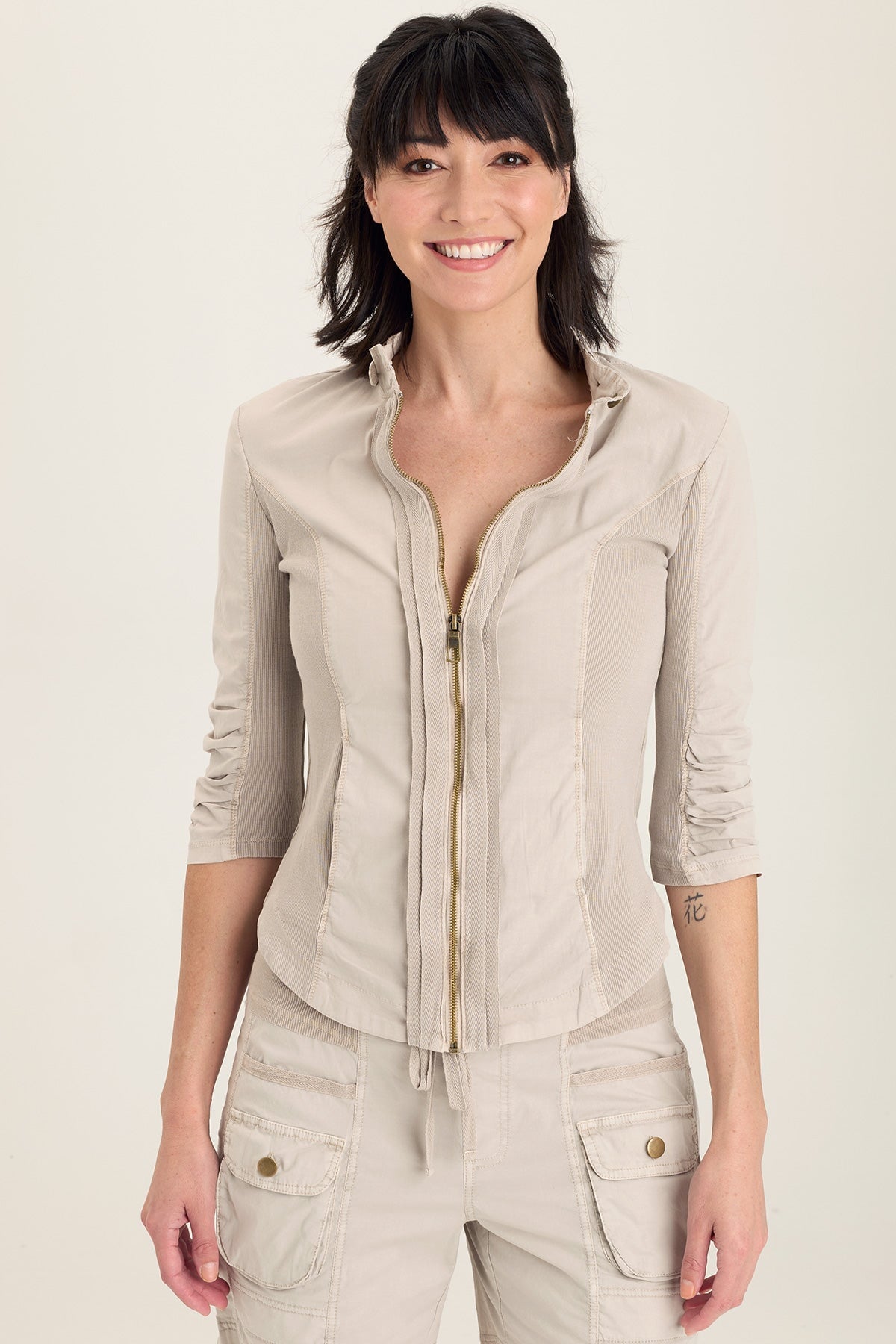 Janet Jacket Ripple Pigment - XCVI