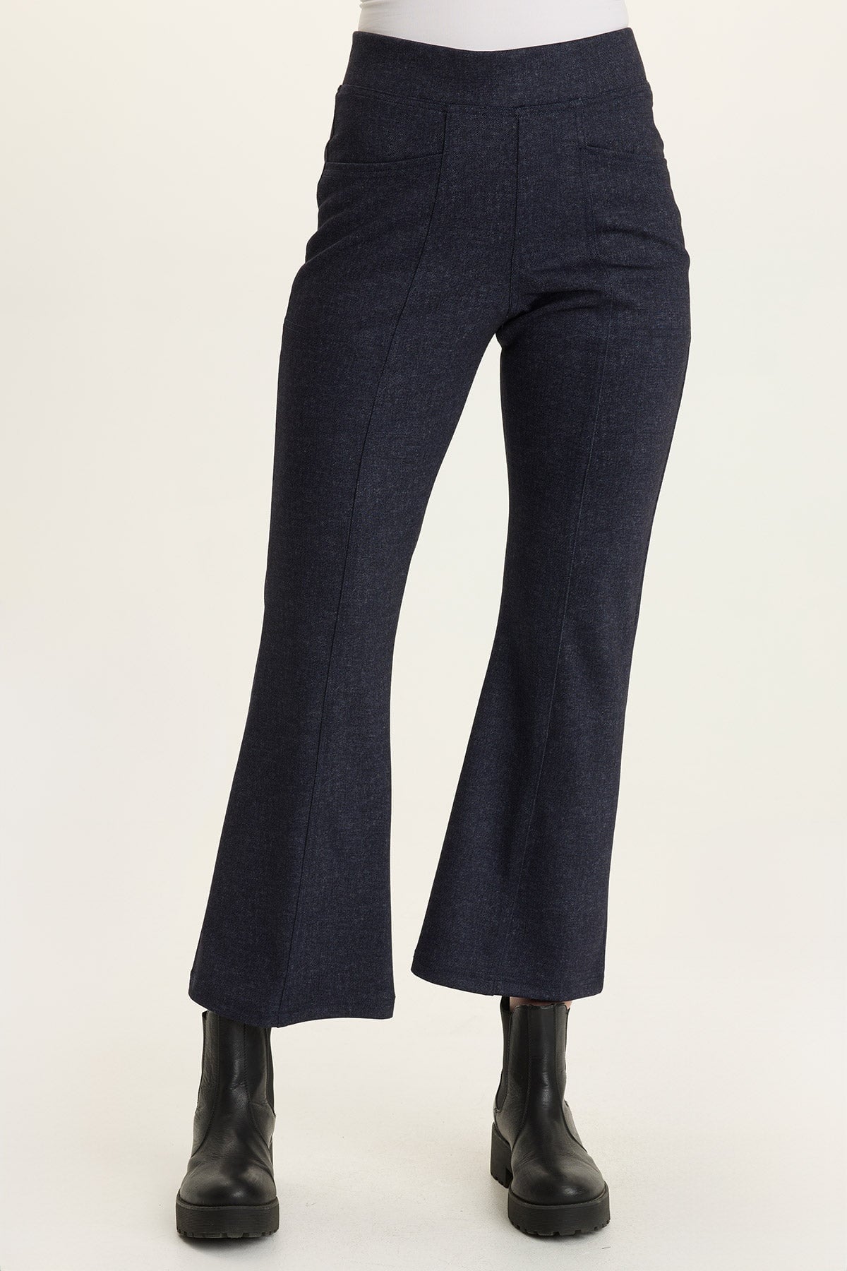 Wearables Mauro Casual Flare Pant Indigo - XCVI