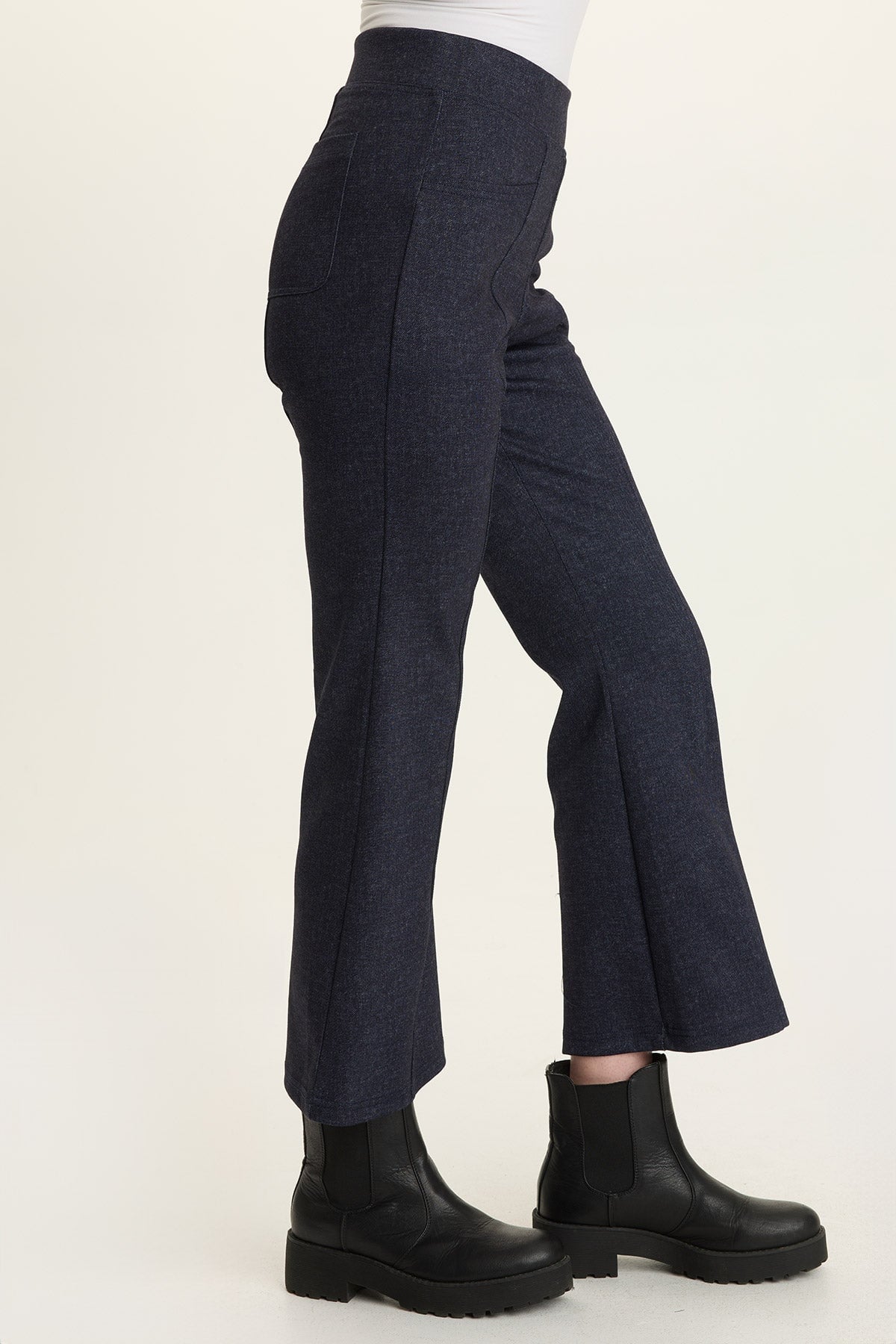 Wearables Mauro Casual Flare Pant Indigo - XCVI