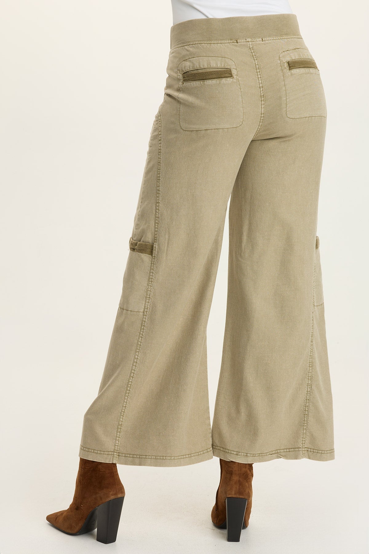 Wearables Tove Twill Cargo Wide-Leg Distress Wash Alamosa - XCVI
