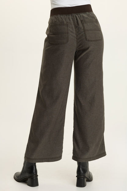Wearables Riven Twill Wide-Leg Pant Intergalactic - XCVI