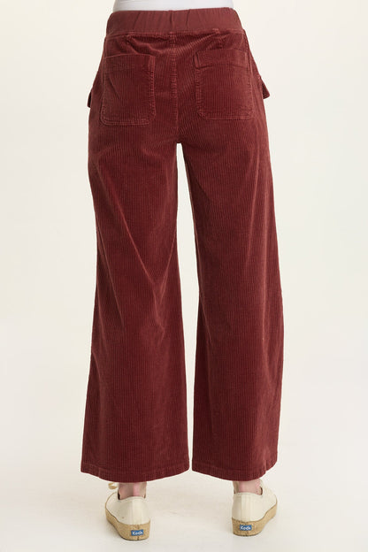 Wearables Veera Corduroy Wide-Leg Salem's Door - XCVI