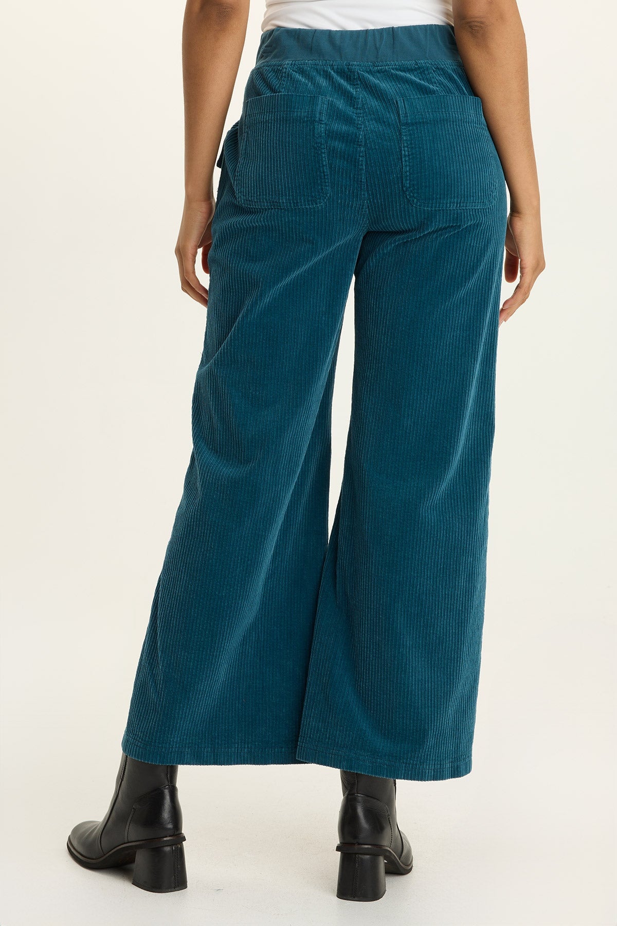 Wearables Veera Corduroy Wide-Leg Abyss Pigment - XCVI
