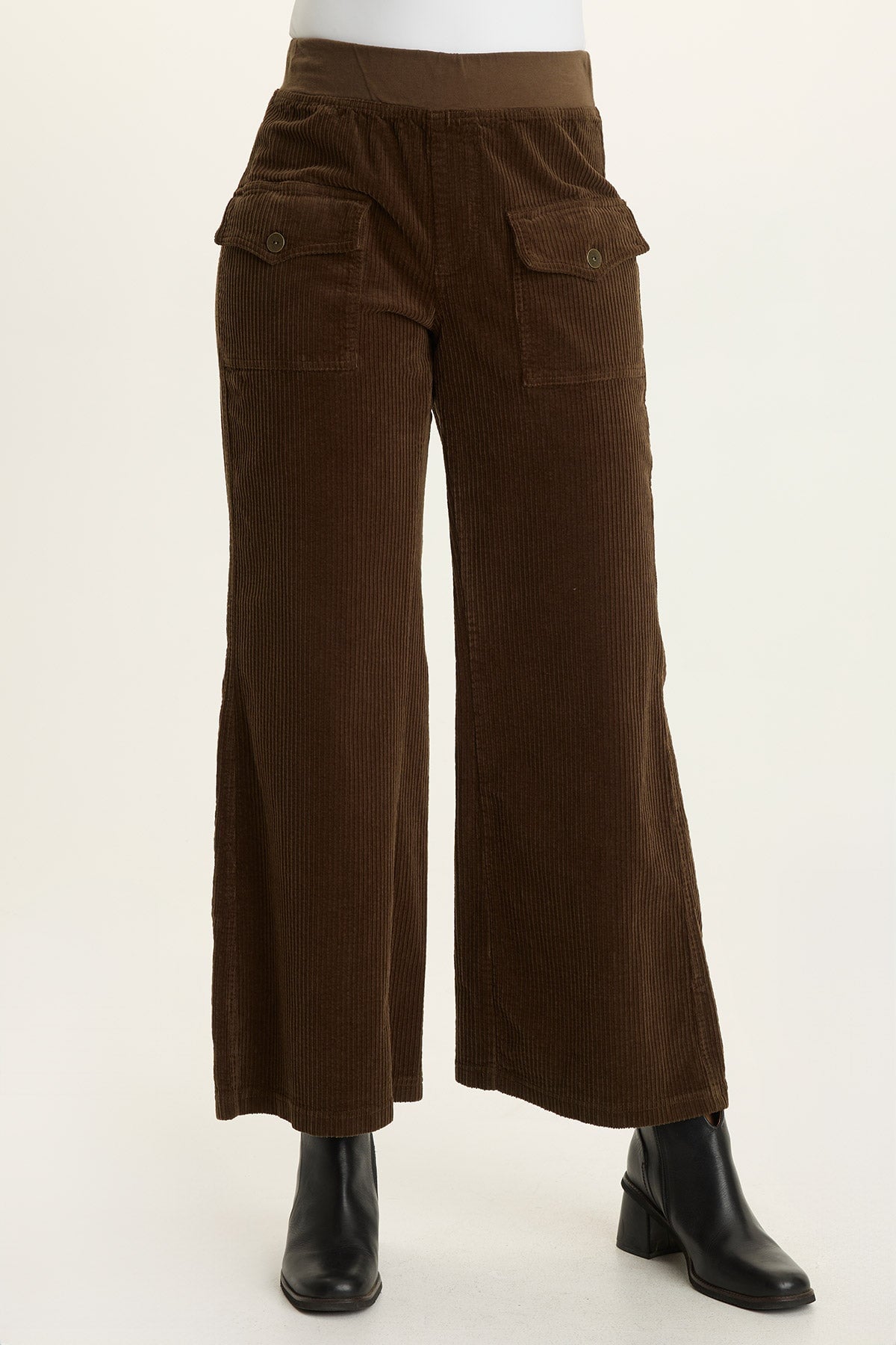 Wearables Veera Corduroy Wide-Leg Cedar Glen - XCVI
