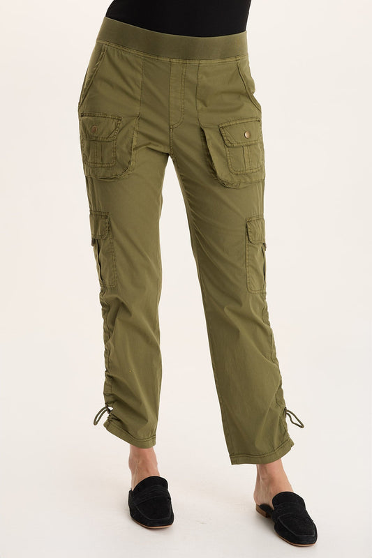 Keon Cinchable Slim Leg Cargo Pant Thicket Pigment - XCVI