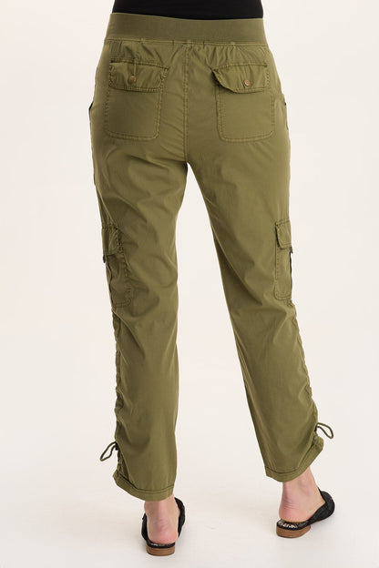 Keon Cinchable Slim Leg Cargo Pant Thicket Pigment - XCVI
