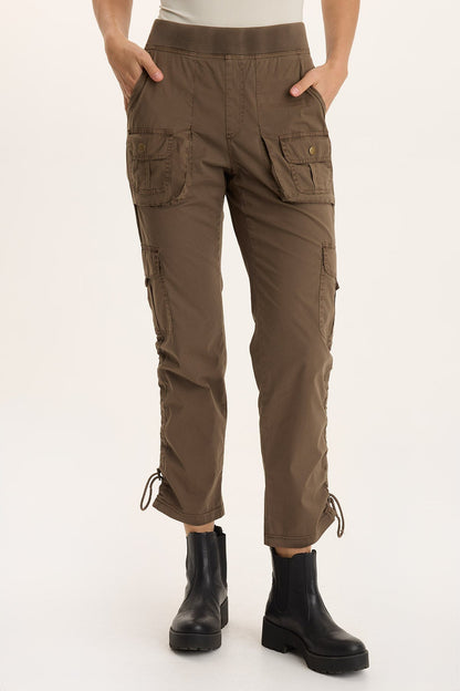 Keon Cinchable Slim Leg Cargo Pant Oak Creek Pigment - XCVI