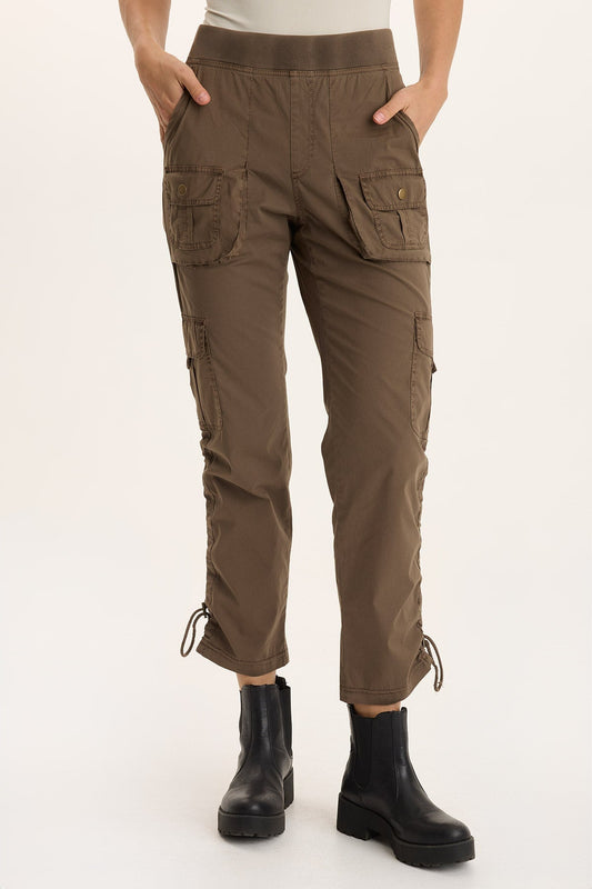 Keon Cinchable Slim Leg Cargo Pant Oak Creek Pigment - XCVI