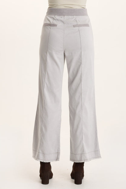 Orn Tencel Wide-Leg Pull-On Pant Soft Pebble Pigment - XCVI