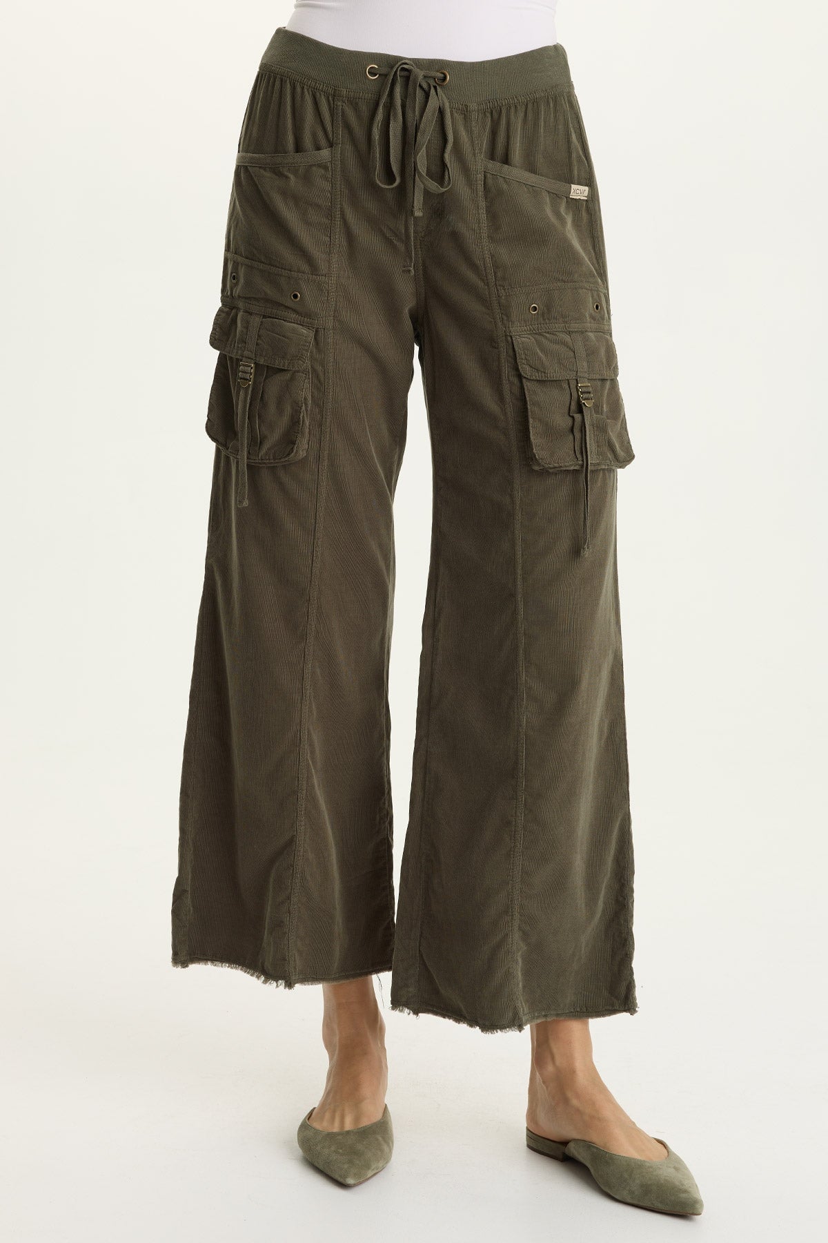 Heta Wide-Leg Corduroy Cargo Pant Rejuvenation - XCVI