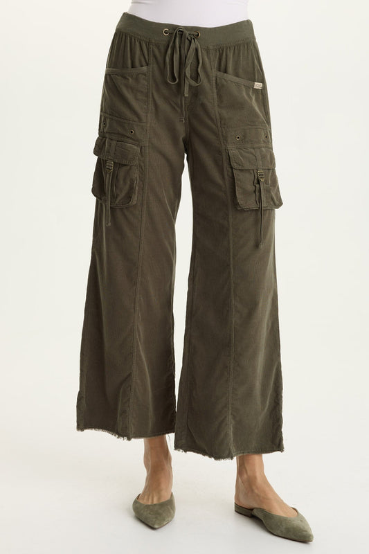 Heta Wide-Leg Corduroy Cargo Pant Rejuvenation - XCVI