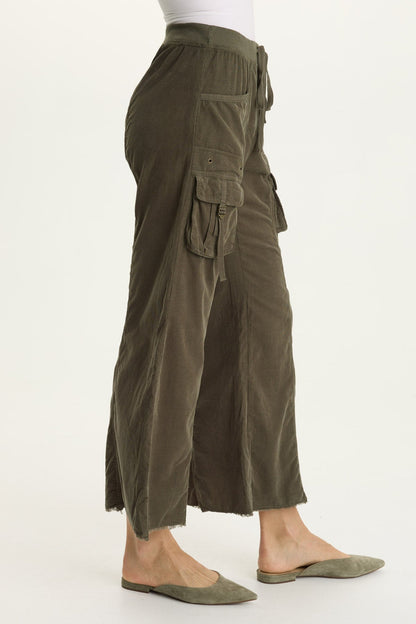 Heta Wide-Leg Corduroy Cargo Pant Rejuvenation - XCVI
